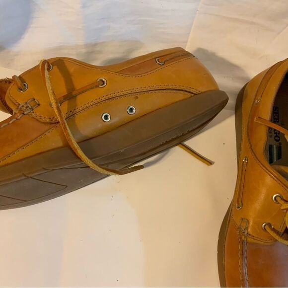 Sebago Tan Leather Mules - Picture 13 of 15